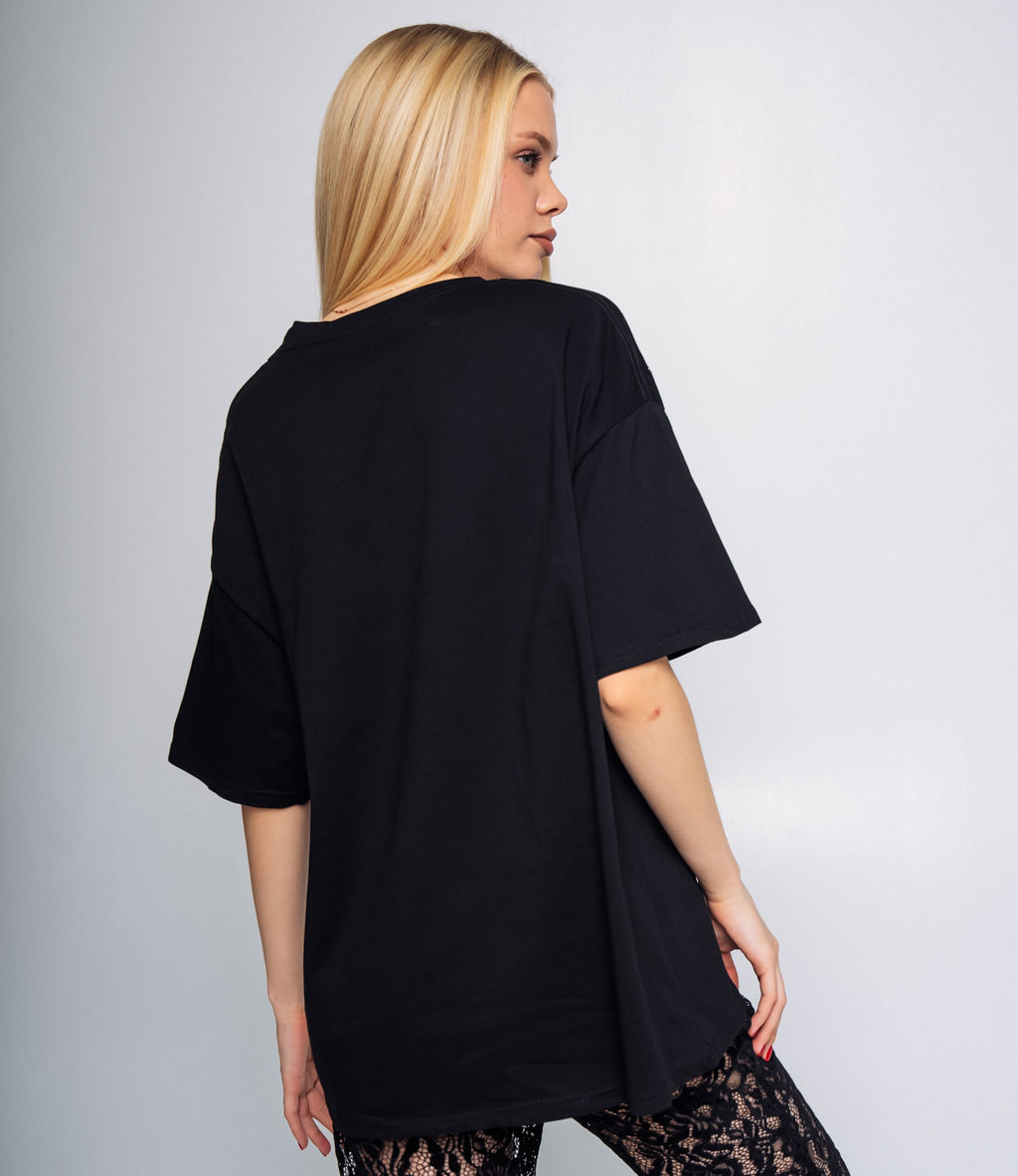 Футболка #КТ2-11, чёрный