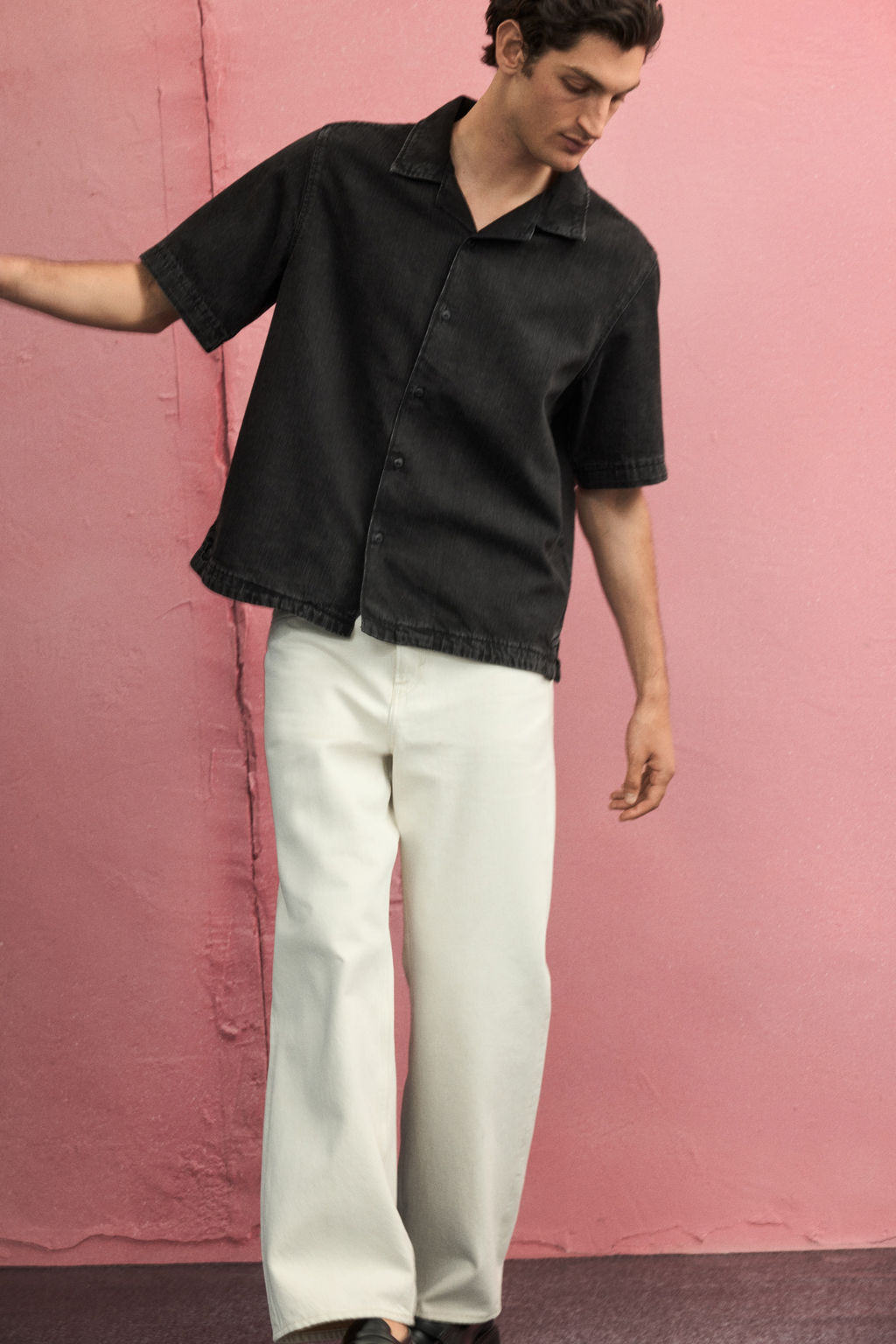 Camisa resort en denim Regular Fit - H&m фото 9