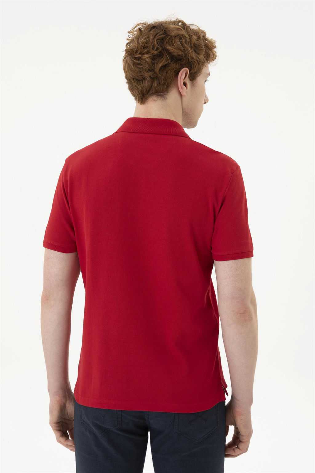U. S. Polo Assn / Мужская красная базовая футболка - U.s. polo assn фото 5