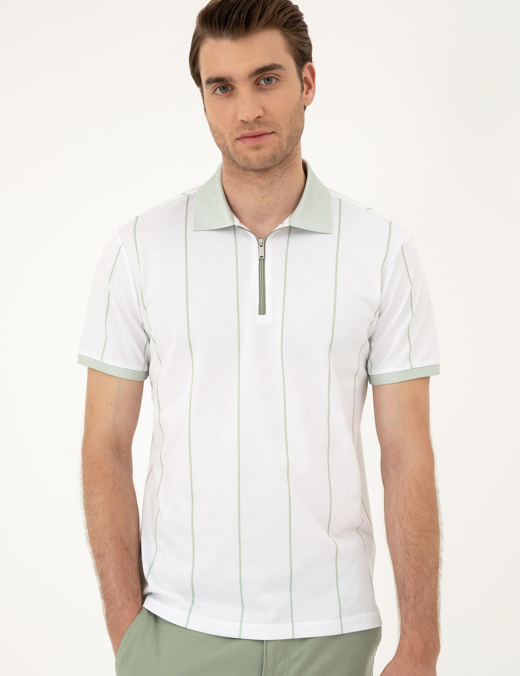 Ye_il Slim Fit Ti__rt