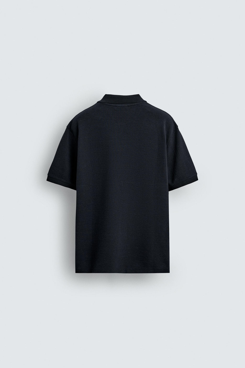 TEXTURED REGULAR FIT POLO SHIRT - Zara фото 8