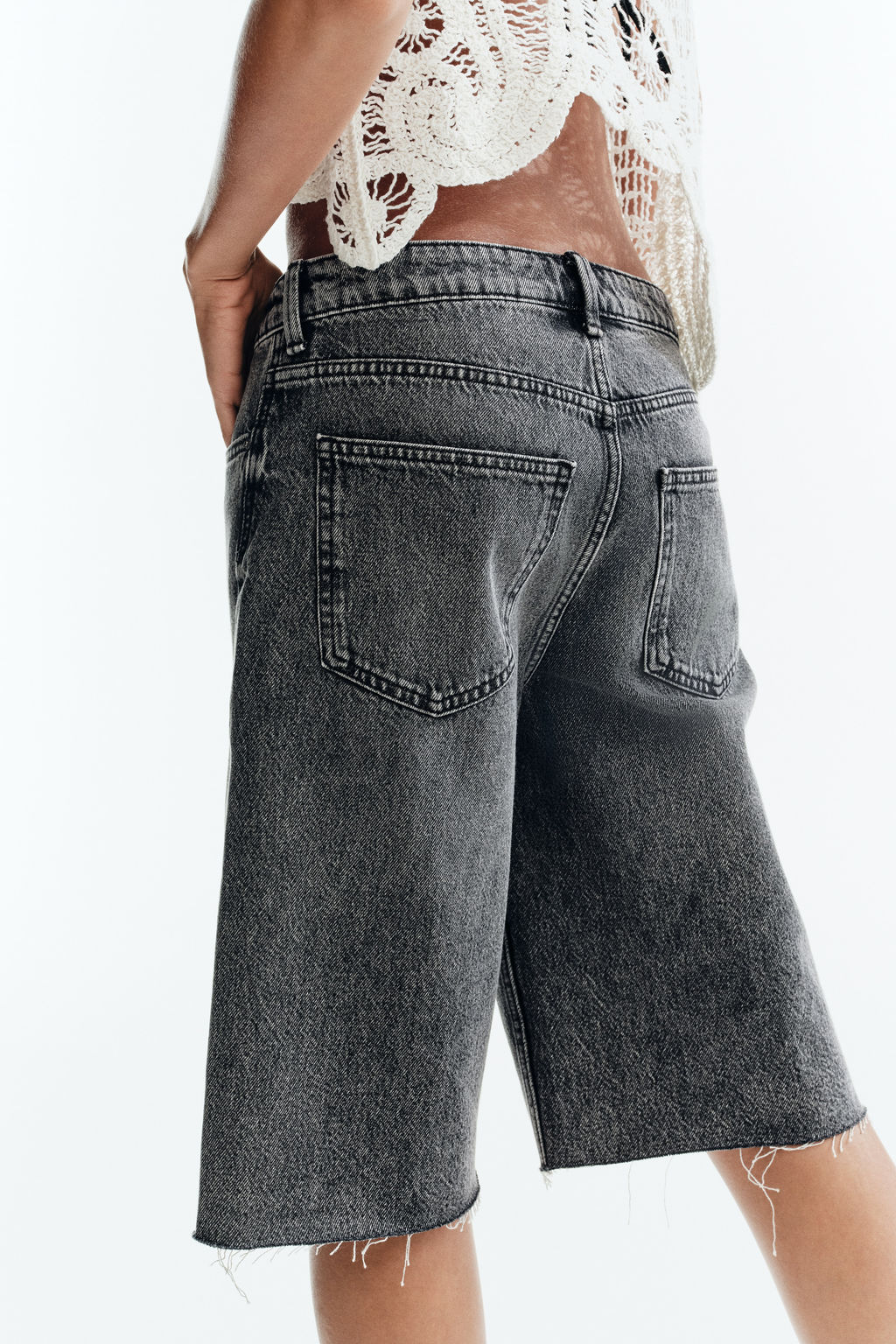 Bermudas en denim - H&m фото 7