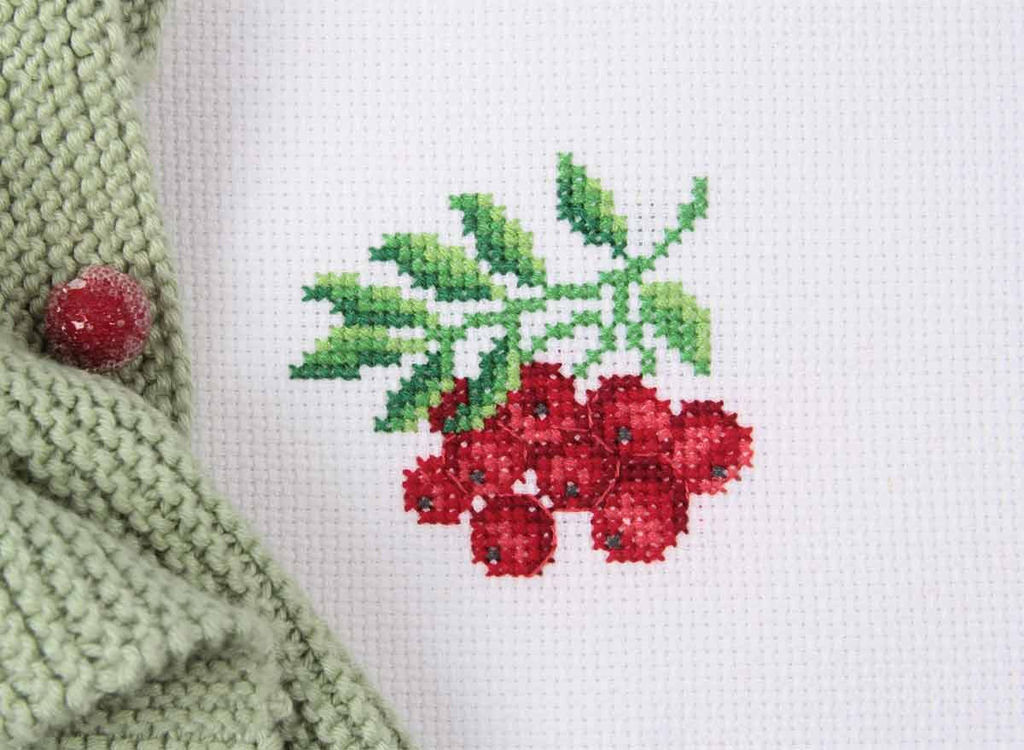 Klart набор для вышивания 12-041 Рябинка 9 х 9 см