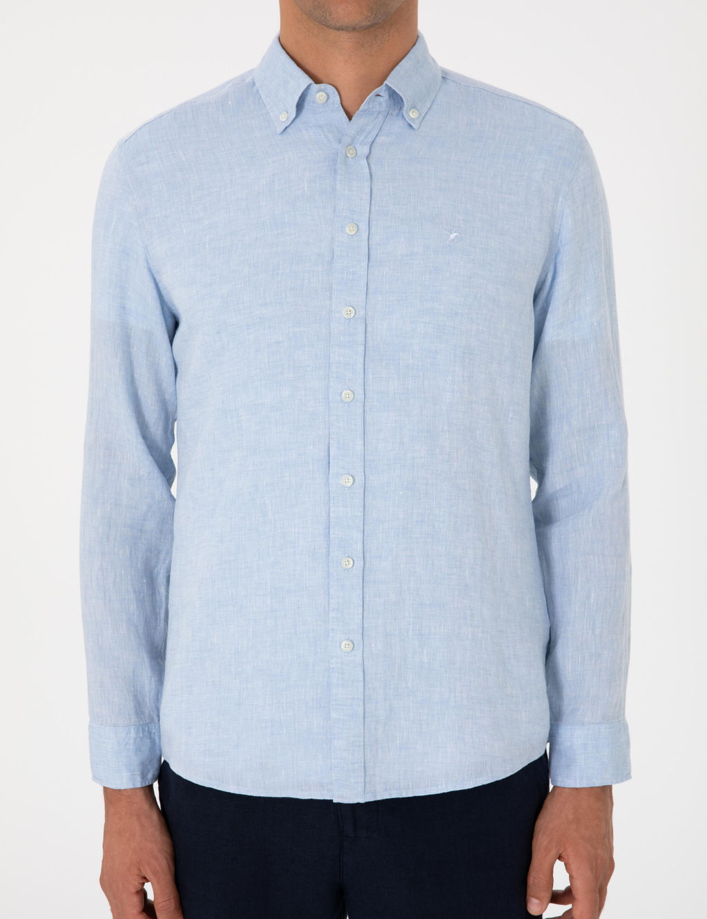 Mavi Regular Fit %100 Keten G_mlek