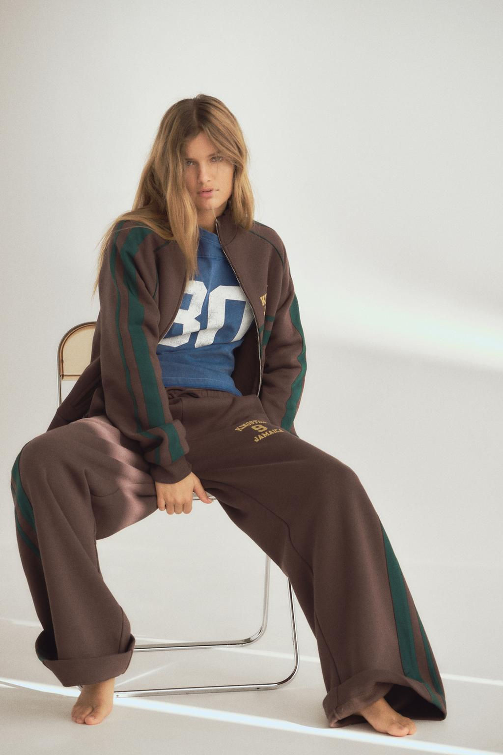 JAMAICA FLEECE TROUSERS - Zara фото 5