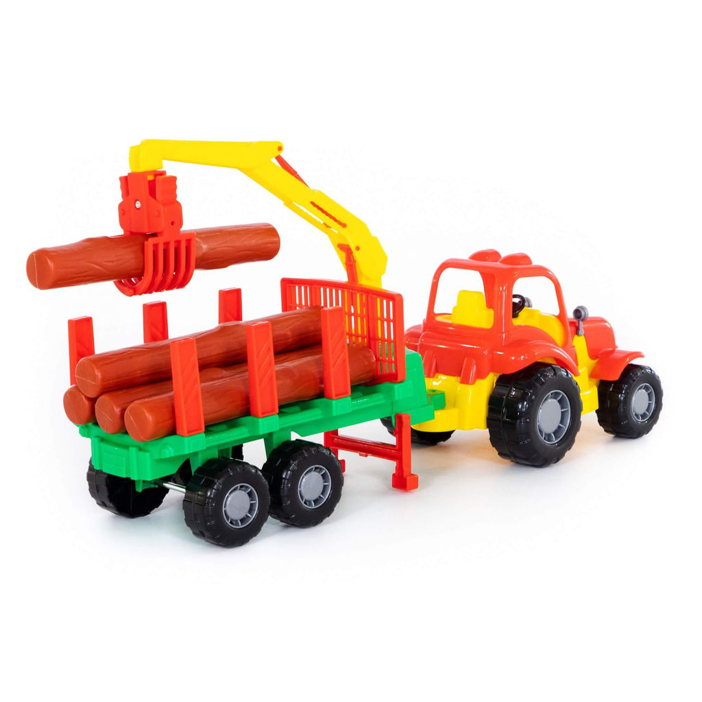 Крепыш, трактор с полуприцепом-лесовозом - Полесье фото 3