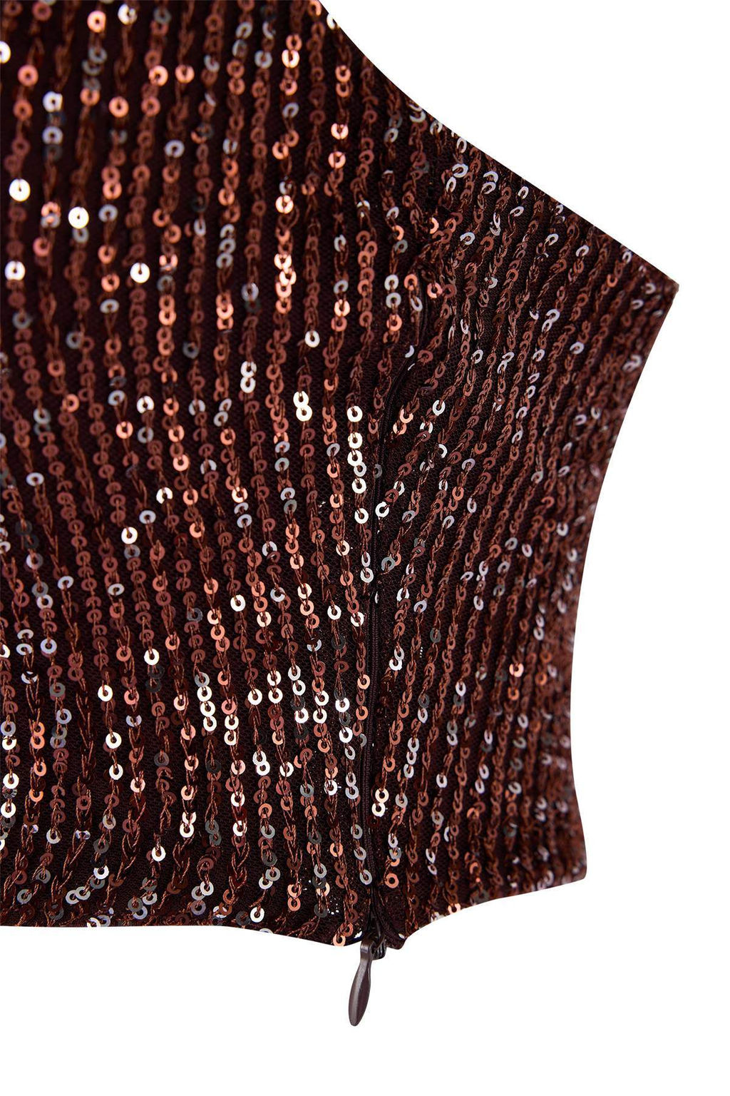 Siyah Kare Yaka Beden Oturan Payet Party Y?lbas? Bluz TPRSS26BZ00013 - Trendyolmilla фото 4