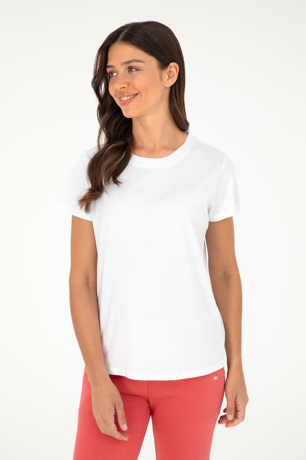 U. S. Polo Assn / Женская белая базовая футболка - U.s. polo assn фото 10