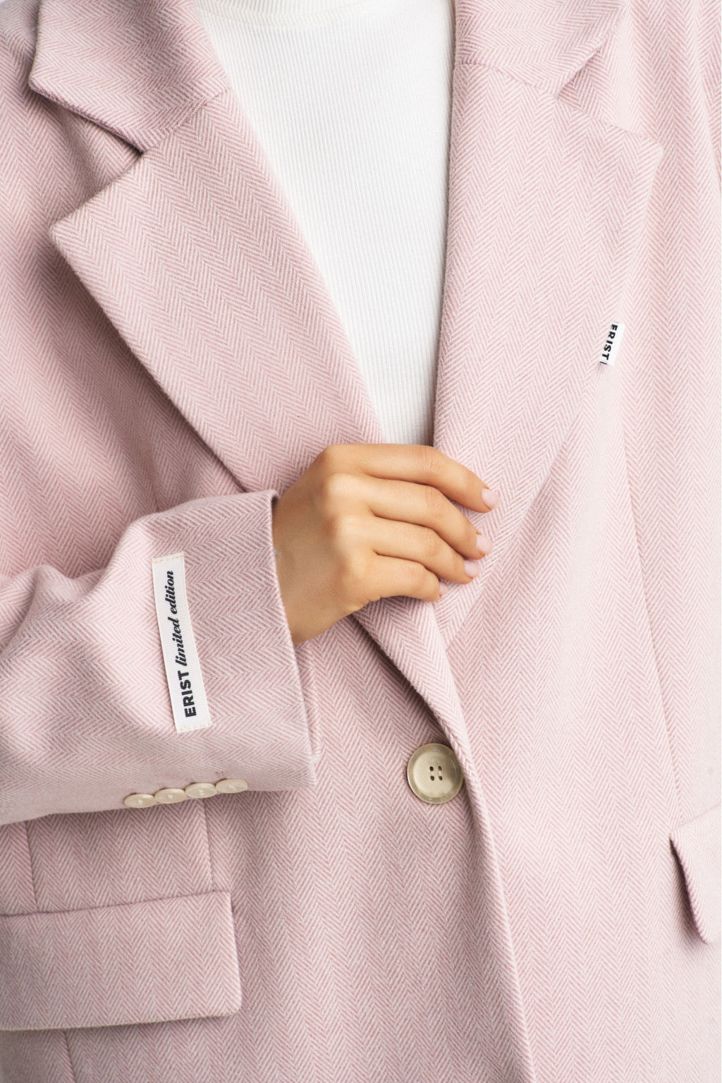 Пальто-жакет "Ёлочка" Pink