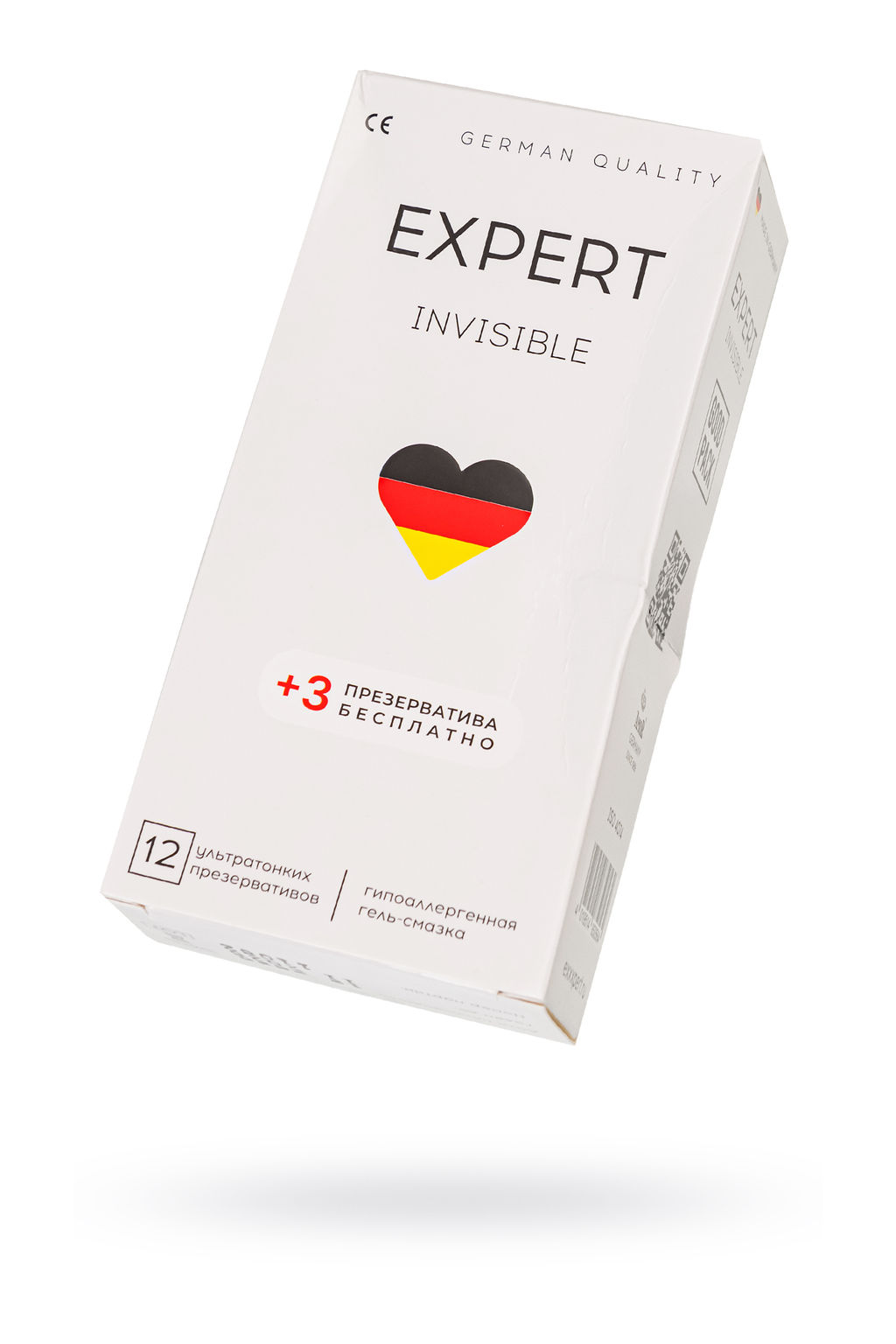 Презервативы EXPERT Invisible Germany 12шт +(3 бесплатно), ультратонкие