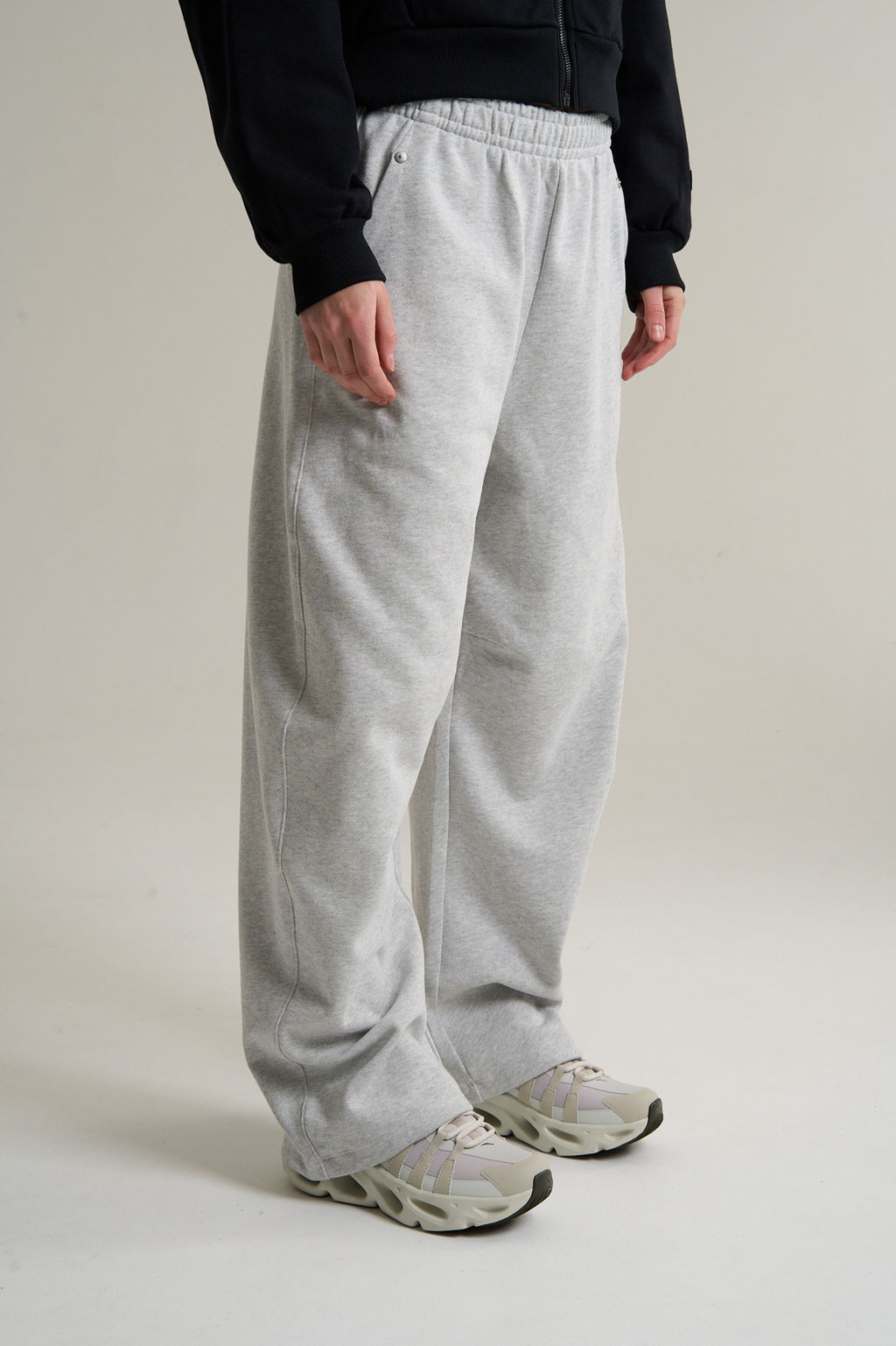 Брюки трикотажные Серый ANTA SKATE Knit Track Pants