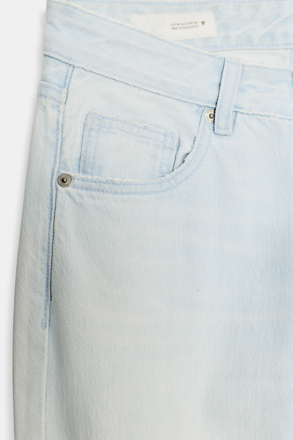 TRF MID-WAIST BAGGY JEANS - Zara фото 22