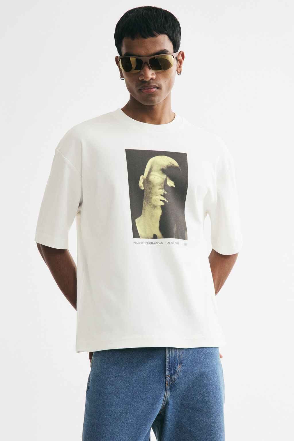 Camiseta boxy estampada en algod?n Relaxed Fit - H&m фото 2