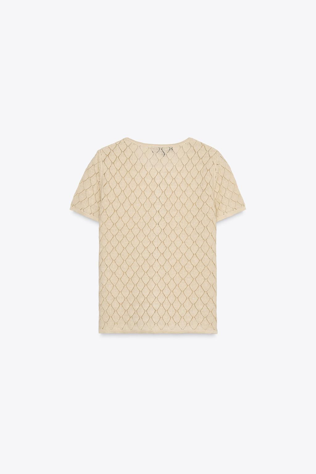 TEXTURED KNIT TOP - Zara фото 6