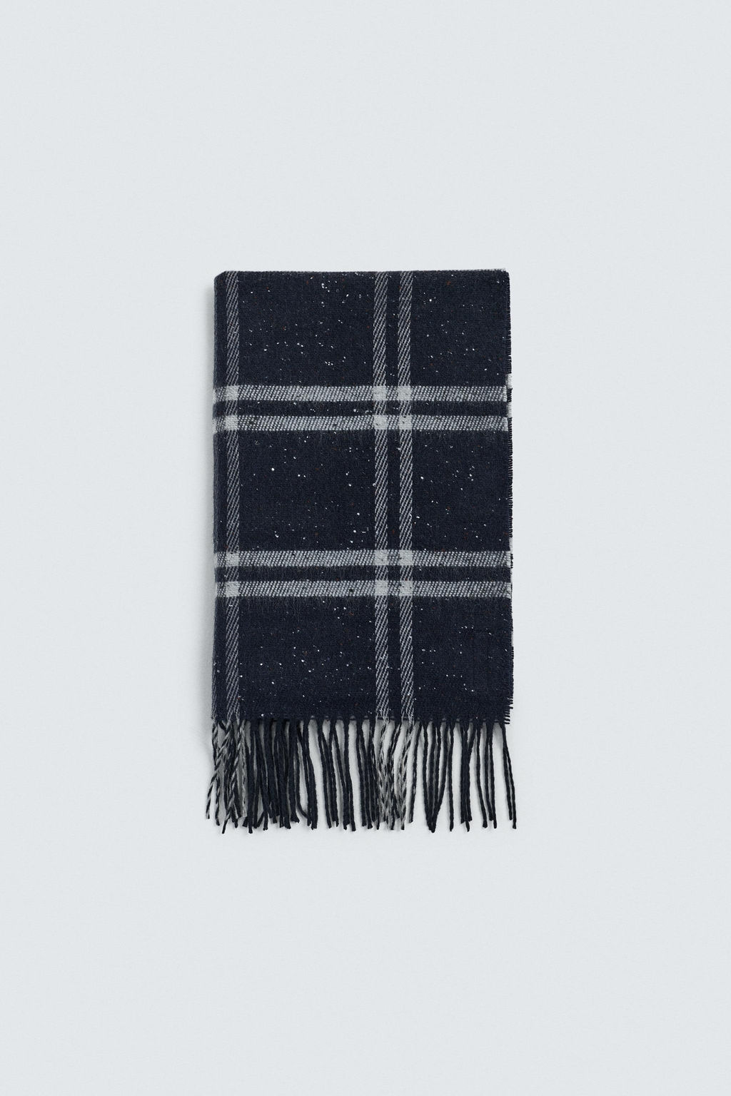 CHECK WOOL BLEND SCARF - Zara фото 4
