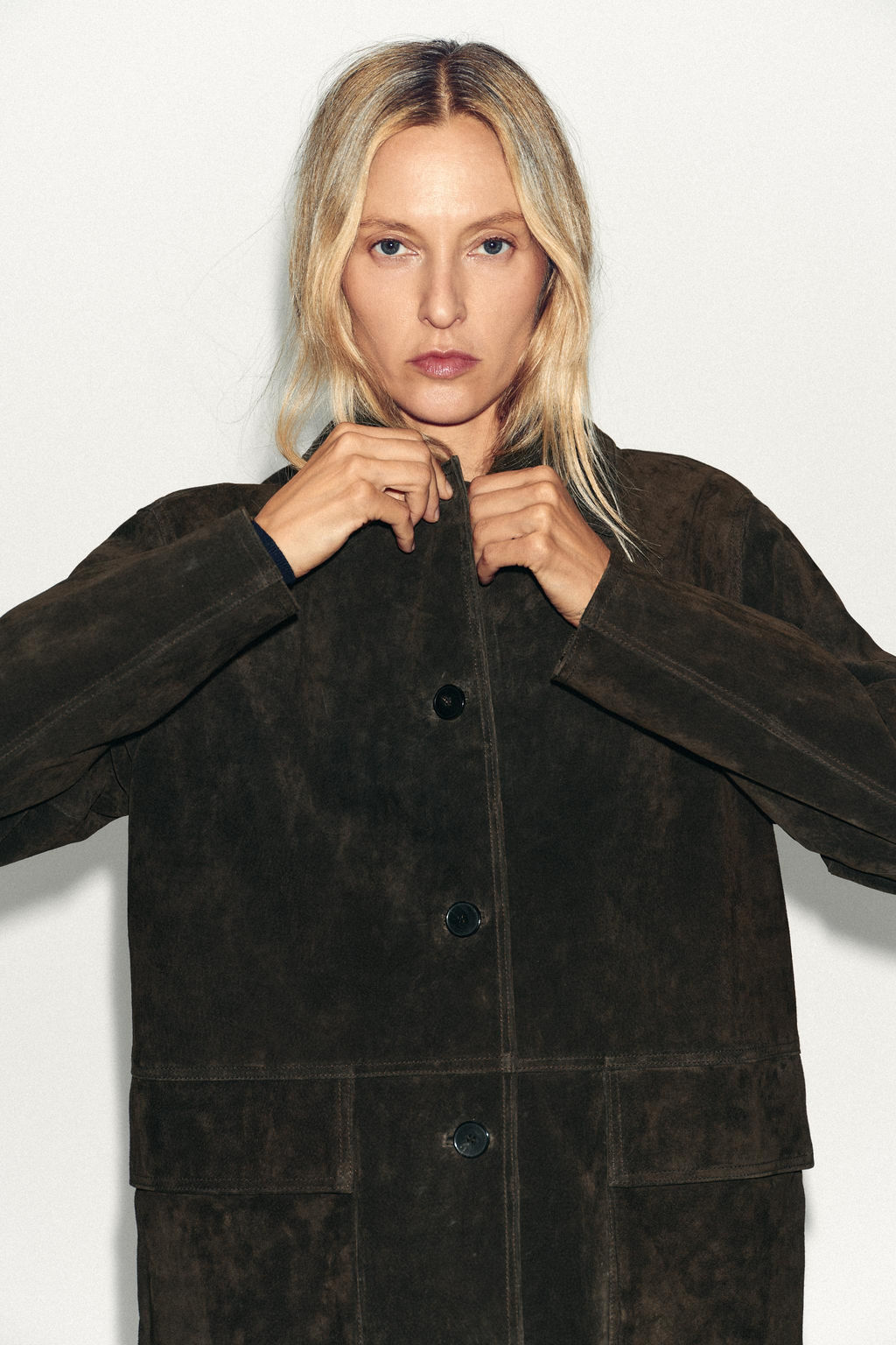 100% SUEDE LEATHER JACKET
