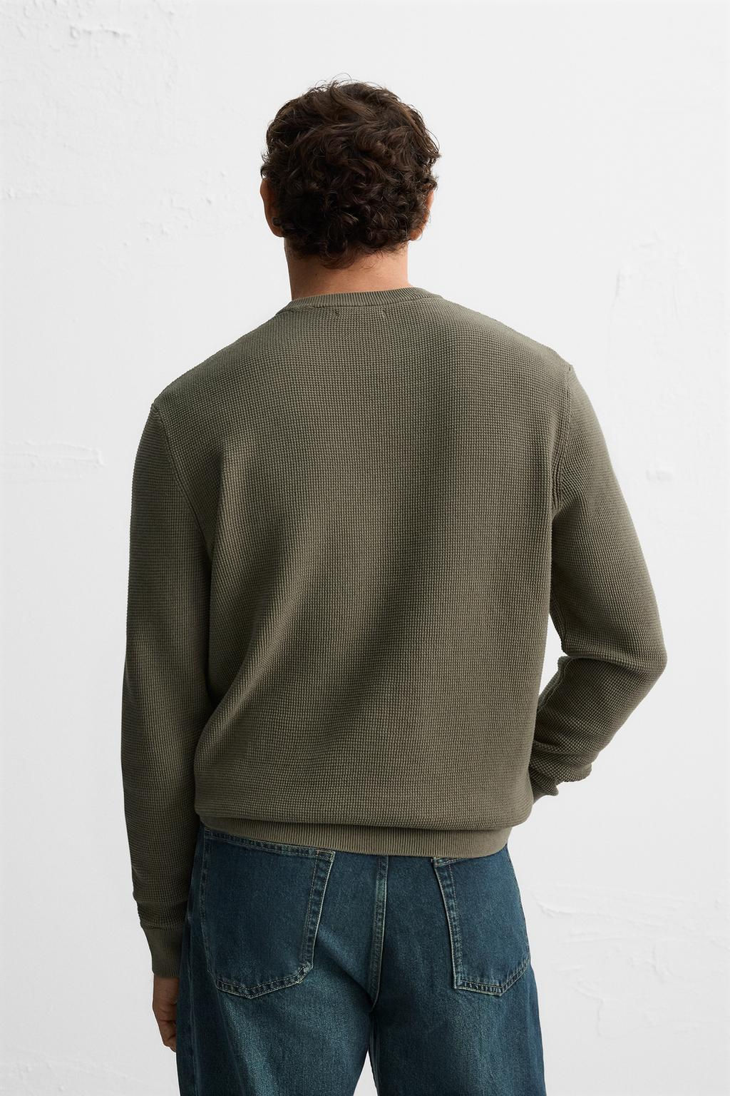TEXTURED BASIC SWEATER - Zara фото 27
