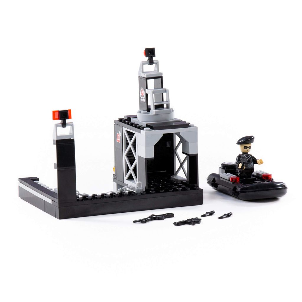 Конструктор Классик Город. Полиция-1.6 (101 элемент) (в коробке) - Полесье фото 3