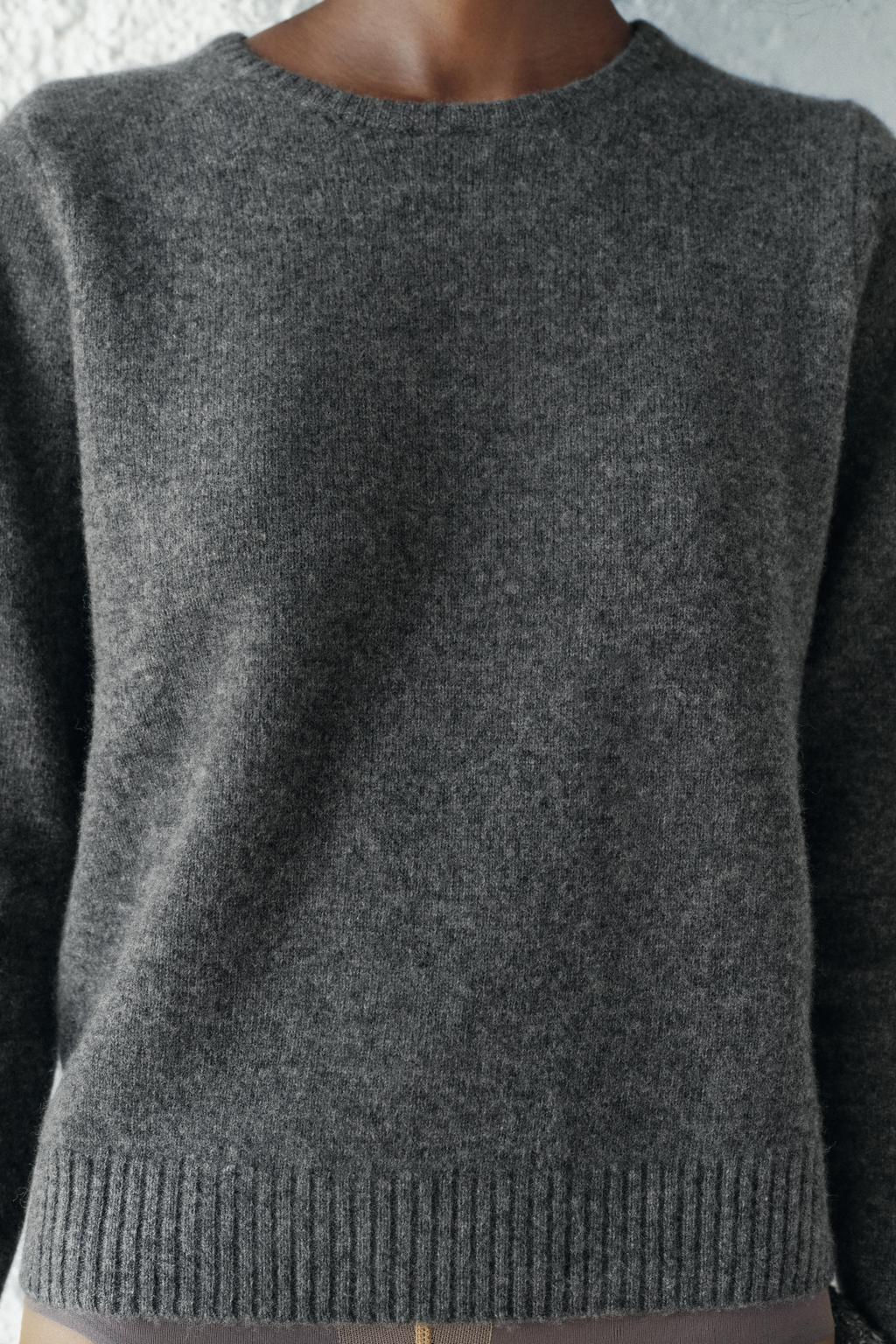 BASIC 100% WOOL SWEATER - Zara фото 17