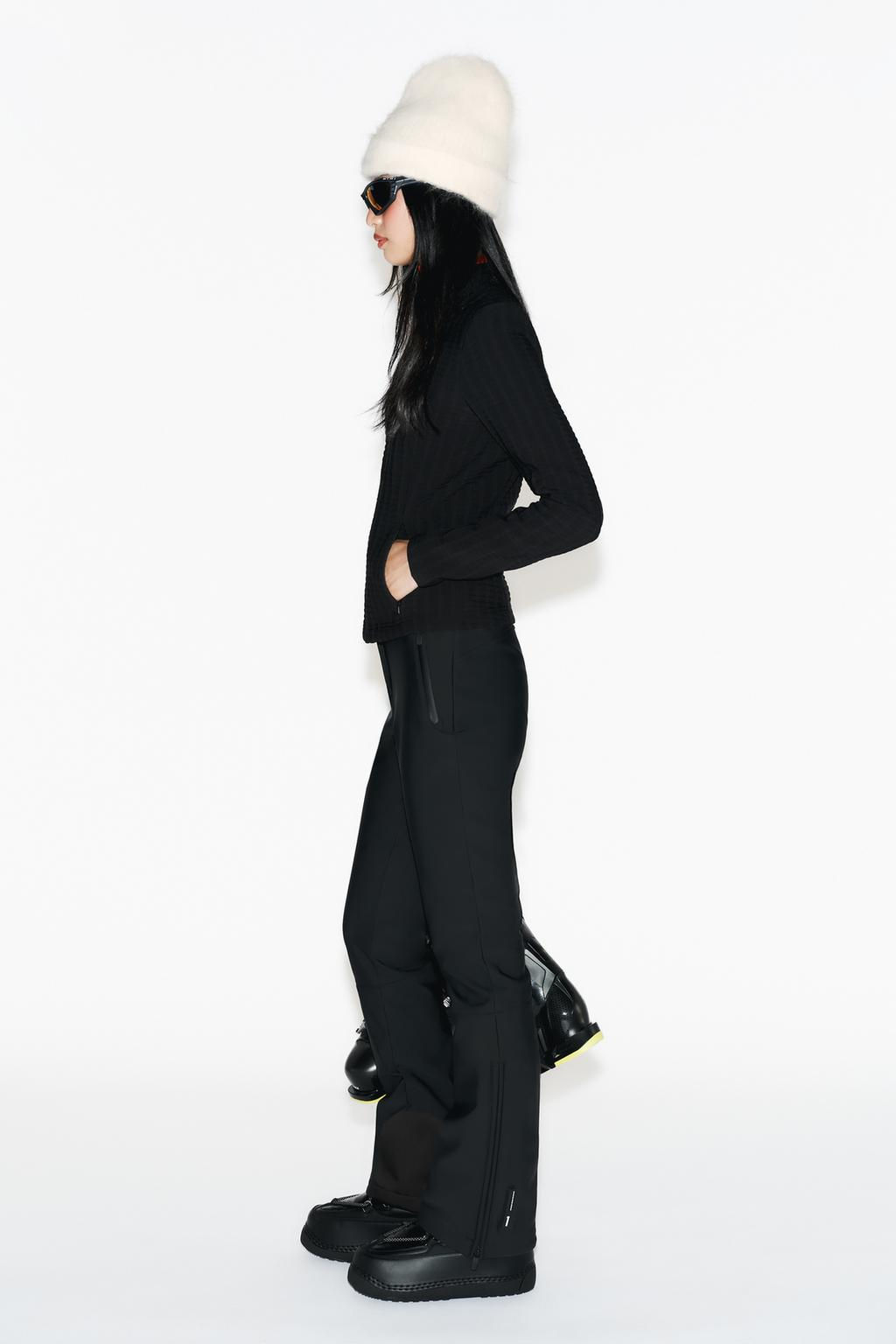 CONTRAST HOODED COAT - Zara фото 8