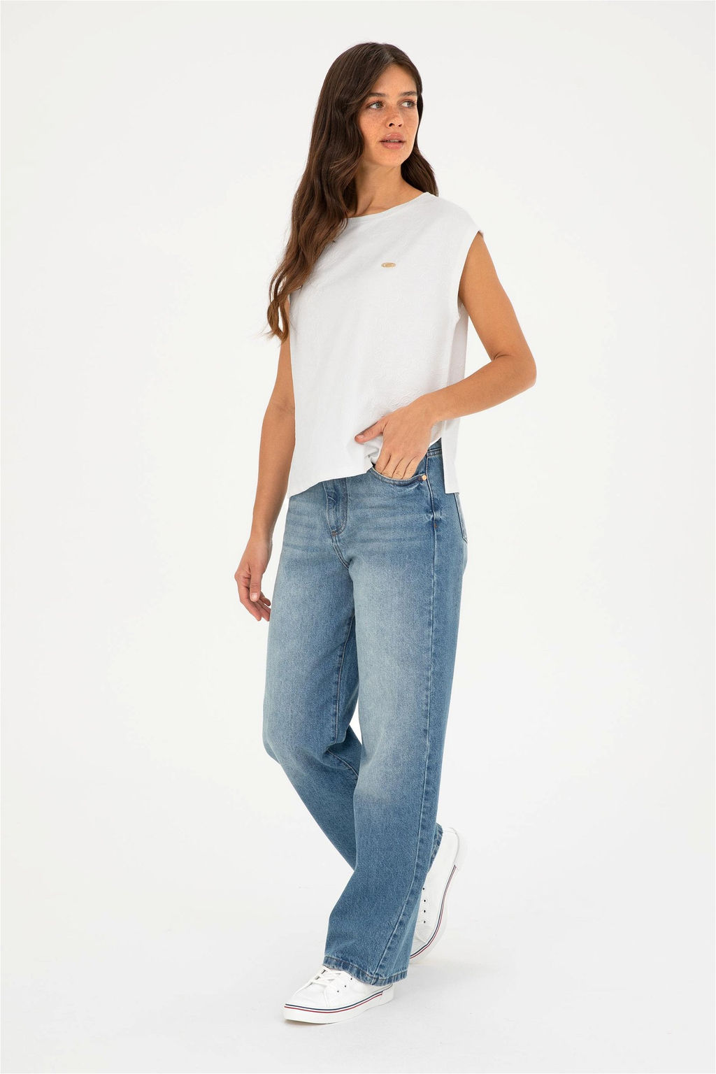 U. S. Polo Assn / Женская футболка цвета экрю - U.s. polo assn фото 4