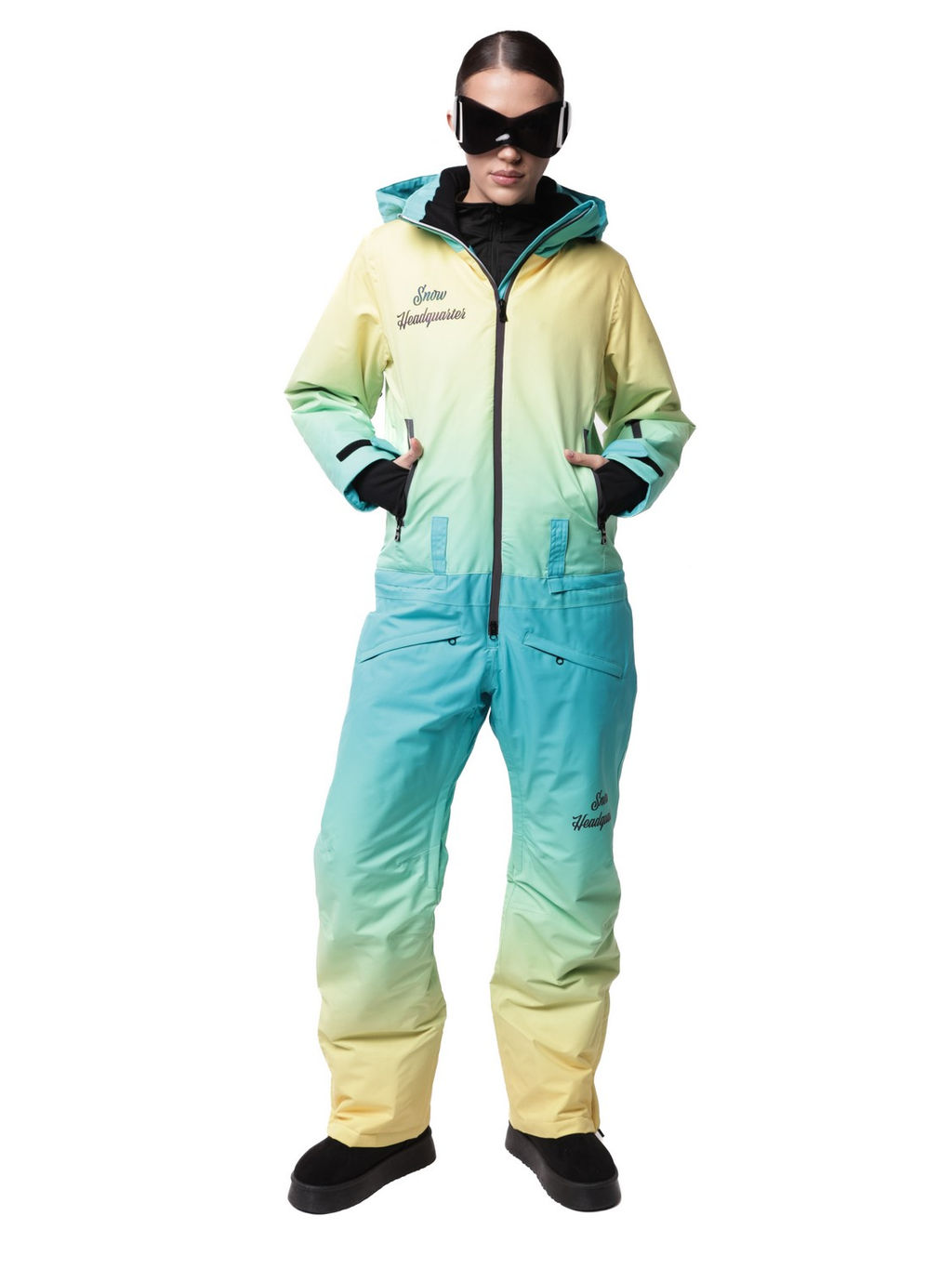 Комбинезон BB-0550 Лимонно-голубой