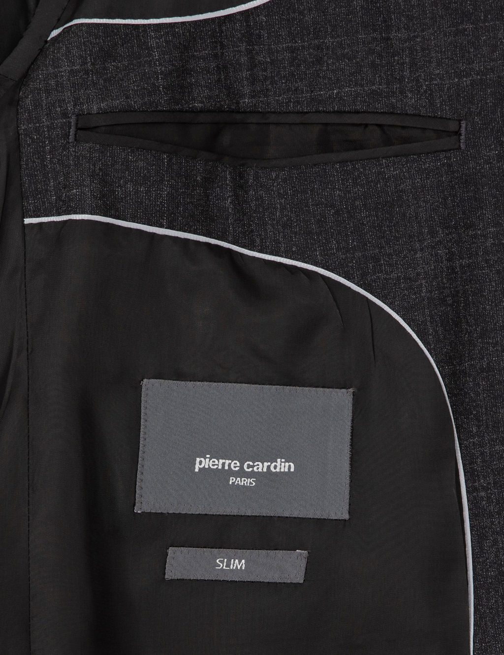 Antrasit Slim Fit Y_n Tak_m Elbise