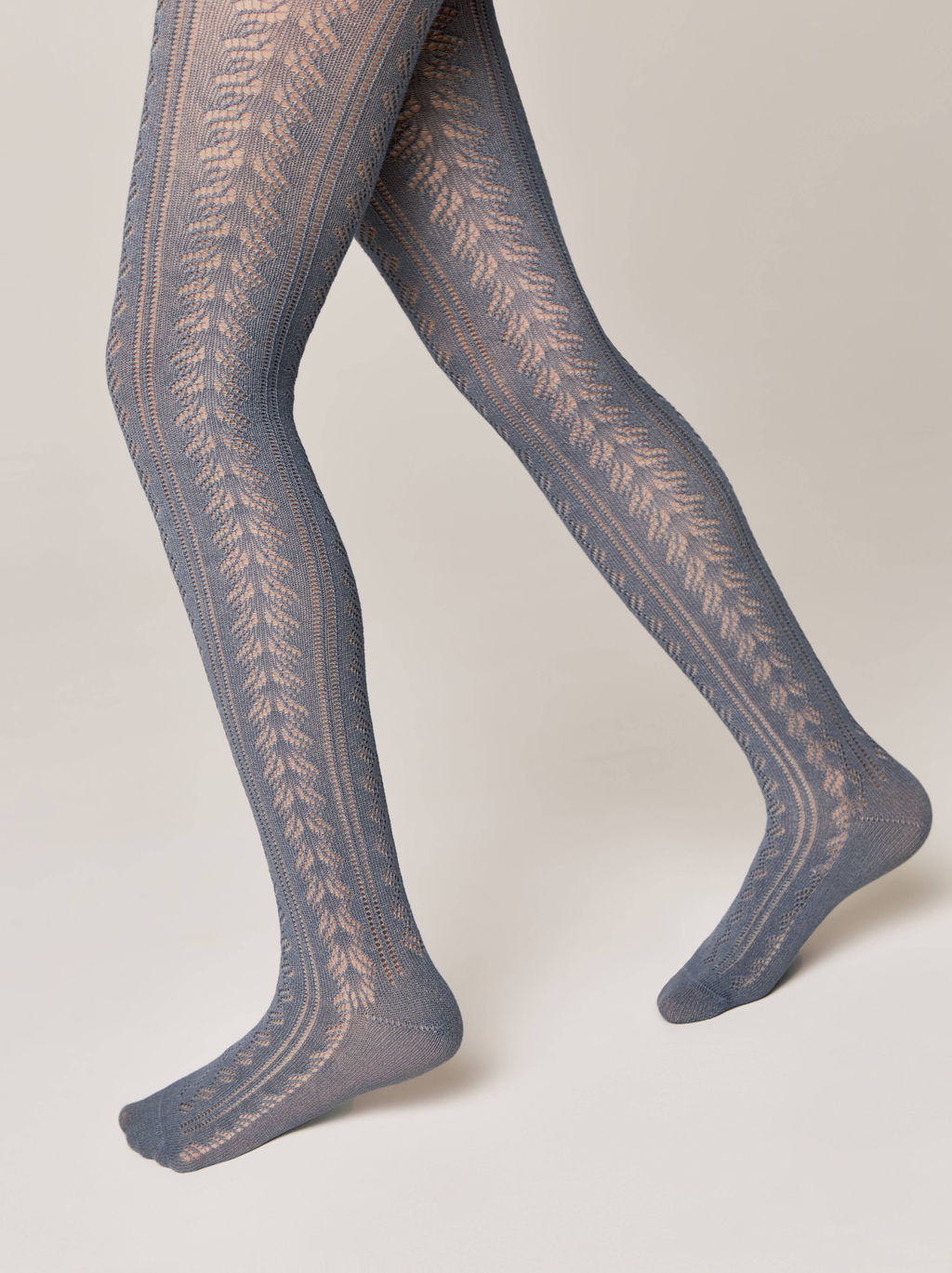 CONTE-KIDS MISS Ажурные колготки темно-серый - Conte elegant фото 2