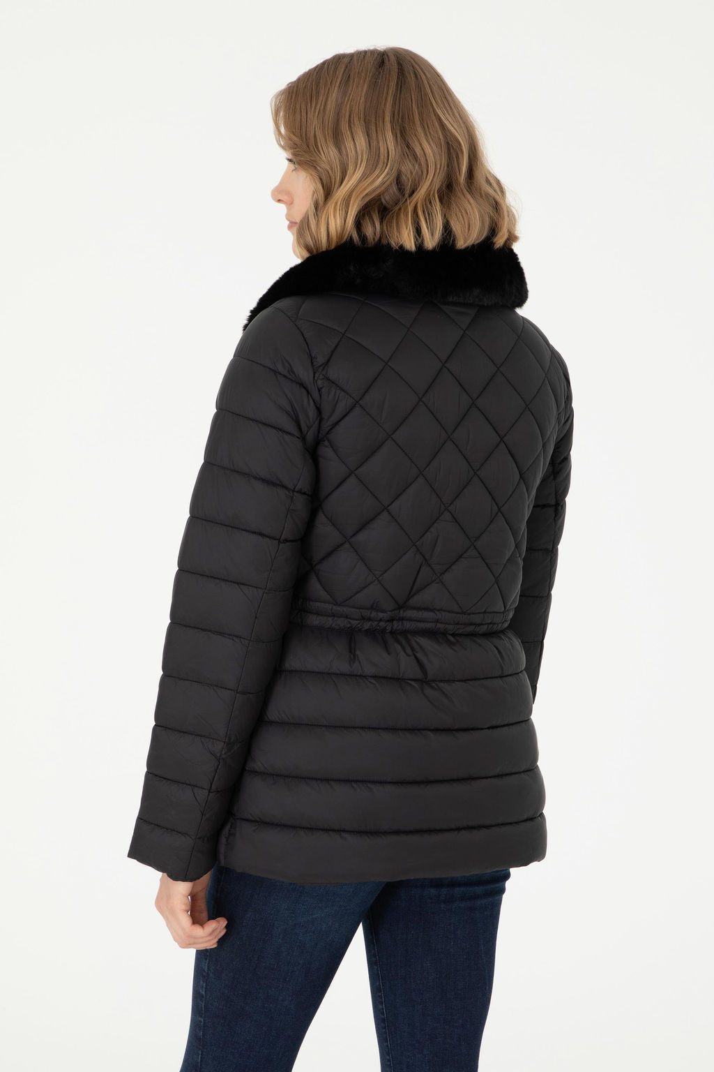 Женское черное пальто - U.s. polo assn фото 5