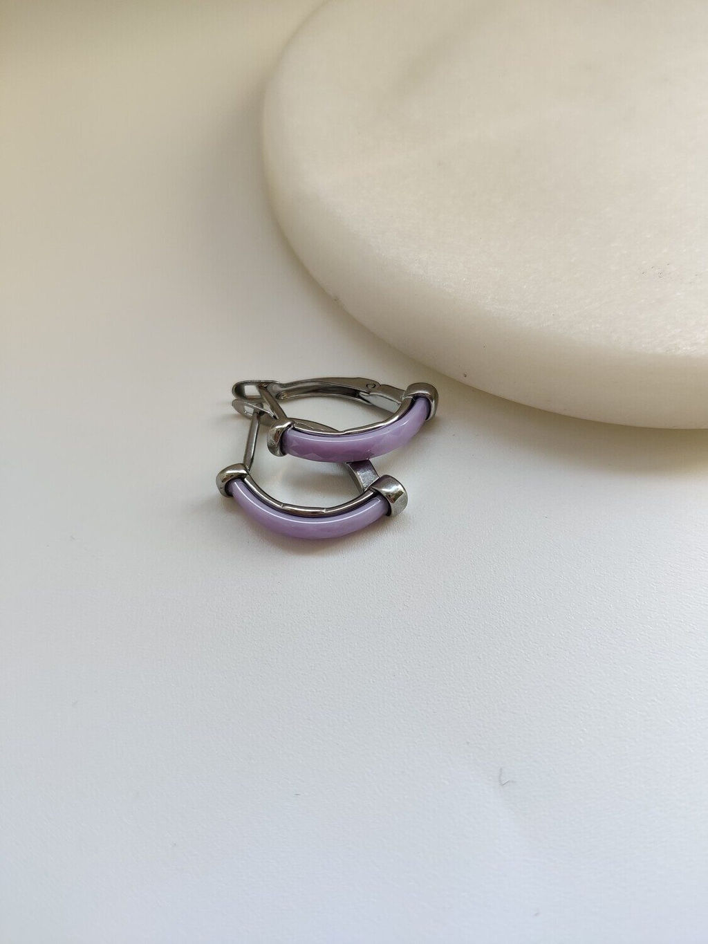 Серьги с керамикой