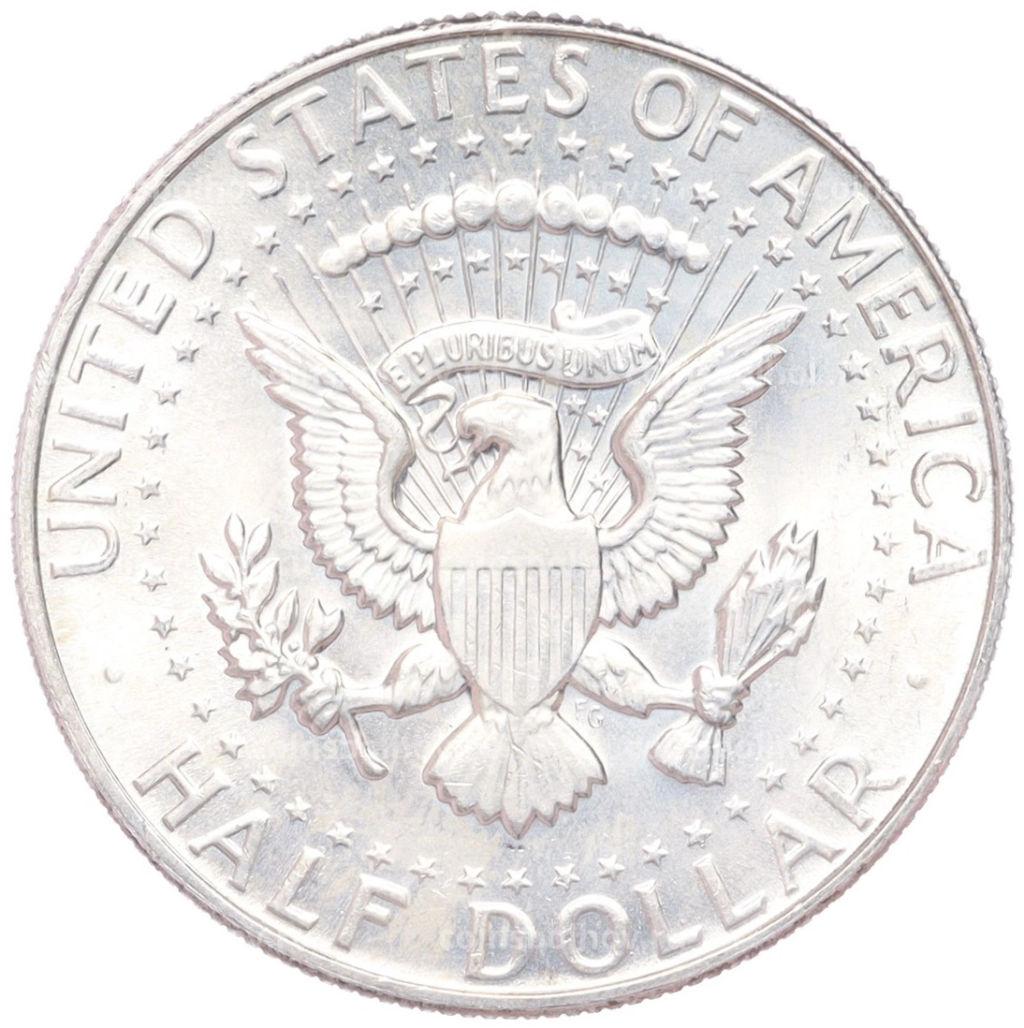 1/2 доллара (50 центов) 1968 года D США