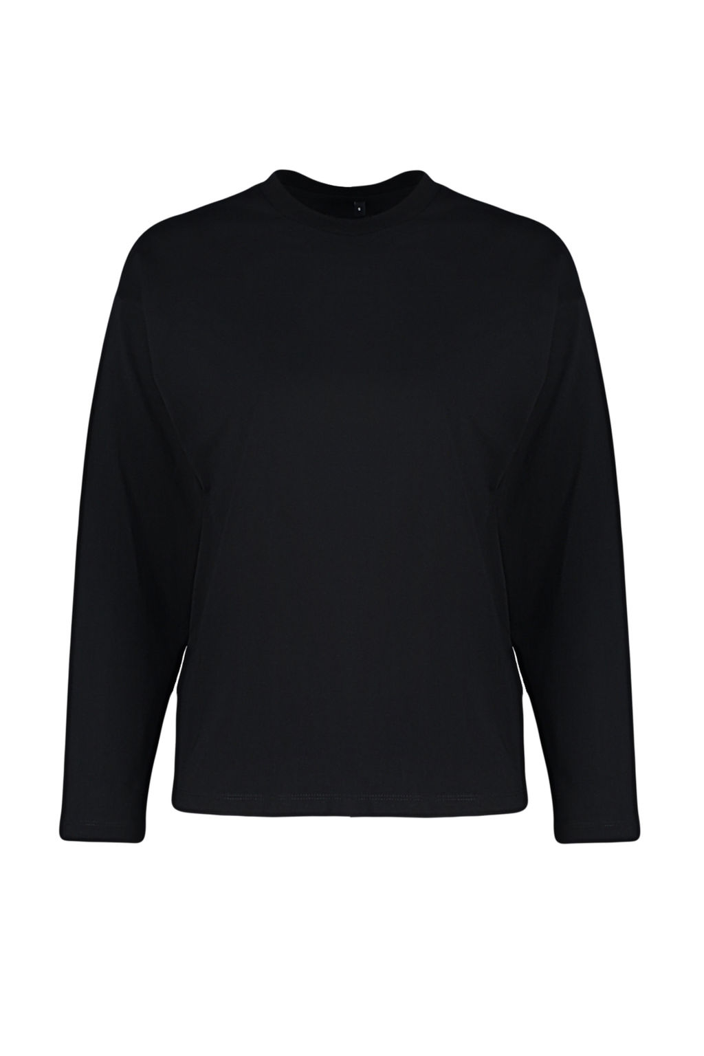 TRENDYOLMILLA Beyaz %100 Pamuk Basic Bisiklet Yaka Uzun Kol Regular Fit Orme T-Shirt TWOAW24TS00013 фото 6