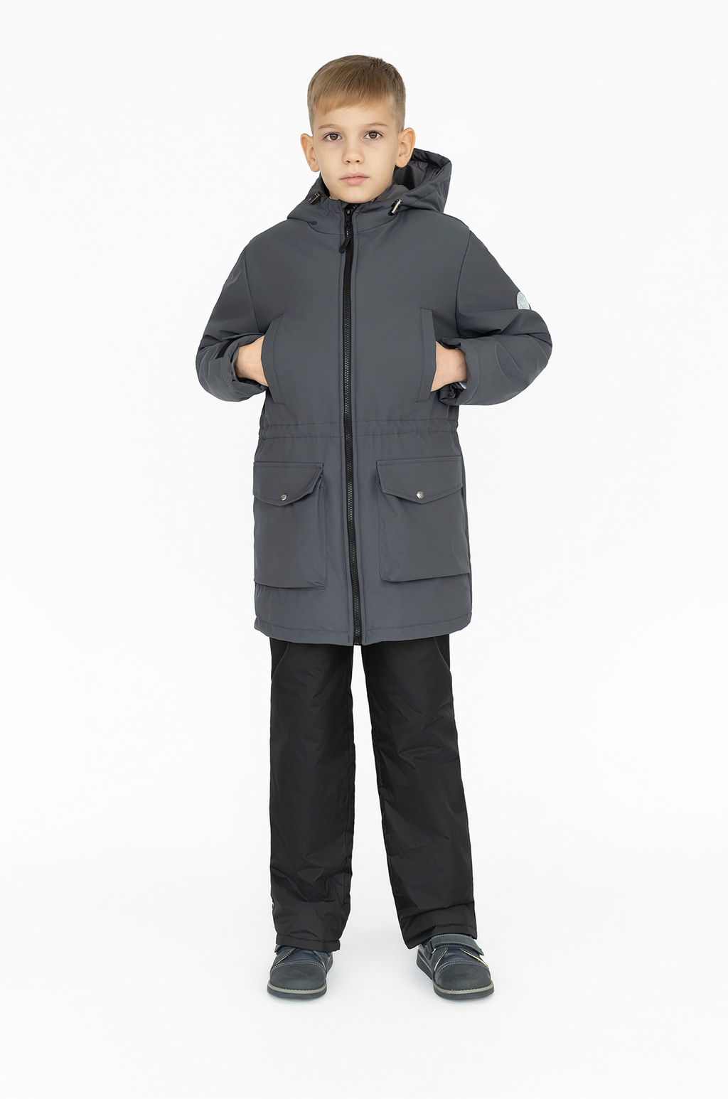 Куртка детская демисезонная графит
