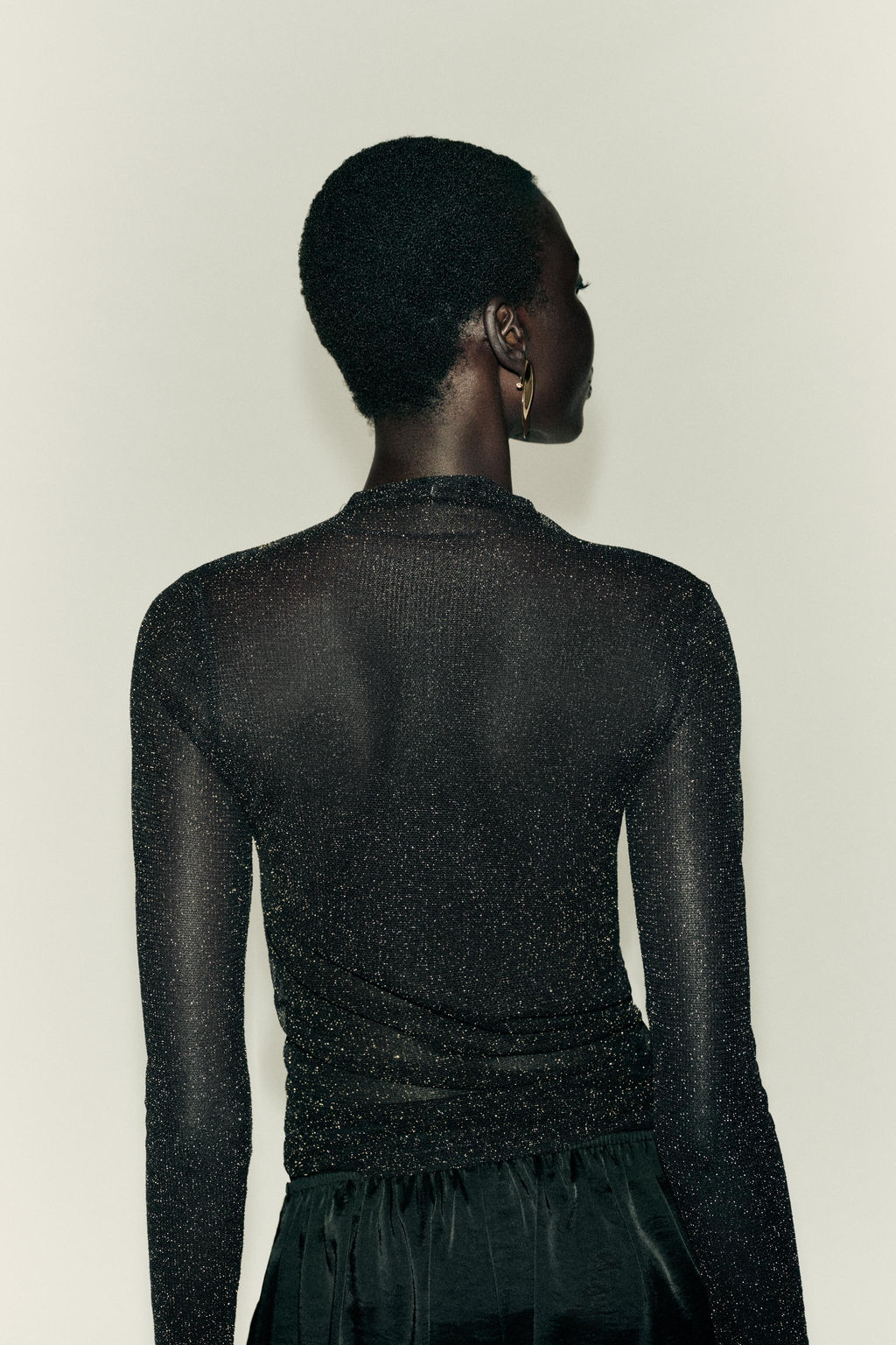 METALLIC THREAD TOP - Zara фото 7