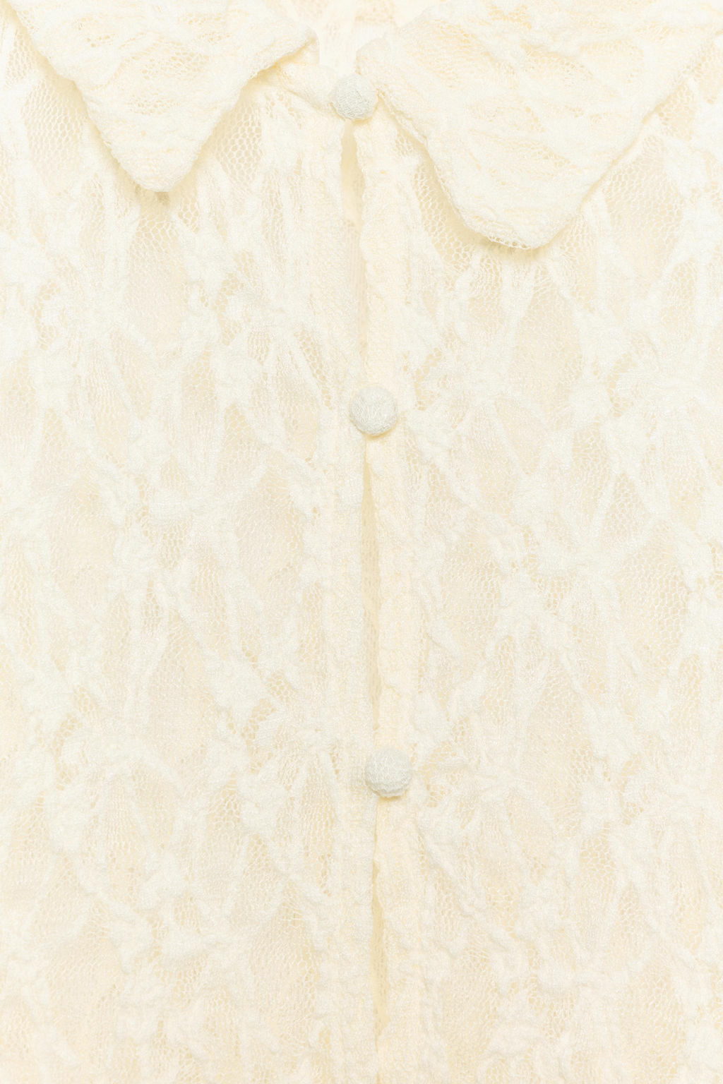 TOP CHAQUETA ENCAJE BOTONES / Crudo - Zara фото 6