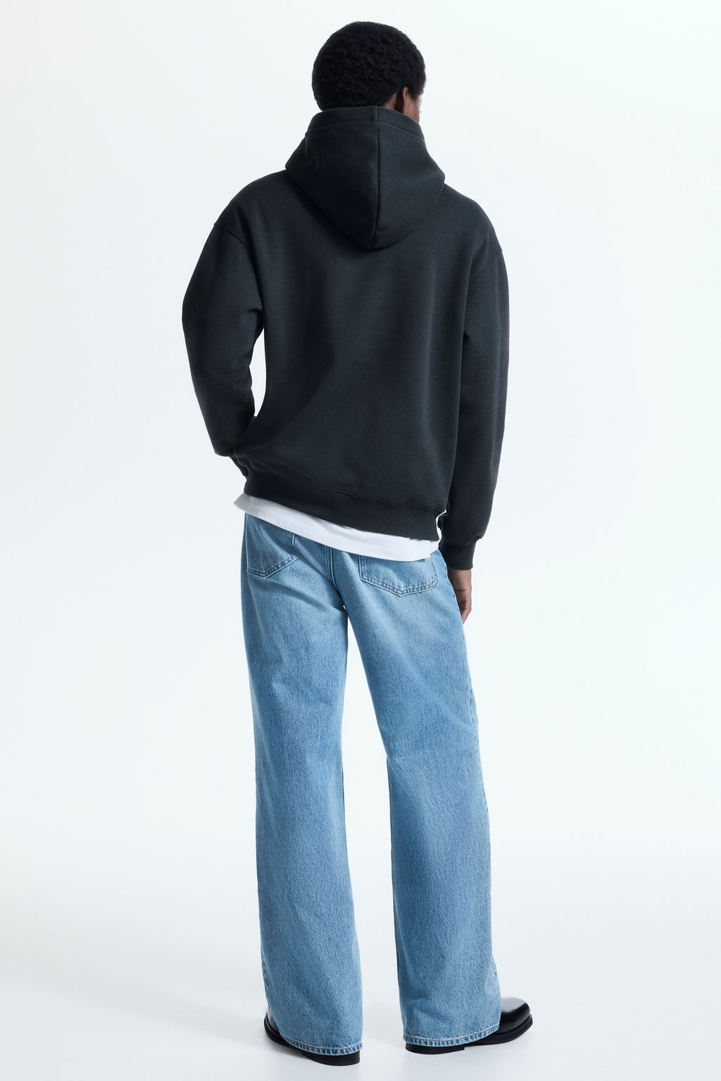 Sudadera estampada con capucha Loose Fit - H&m фото 7