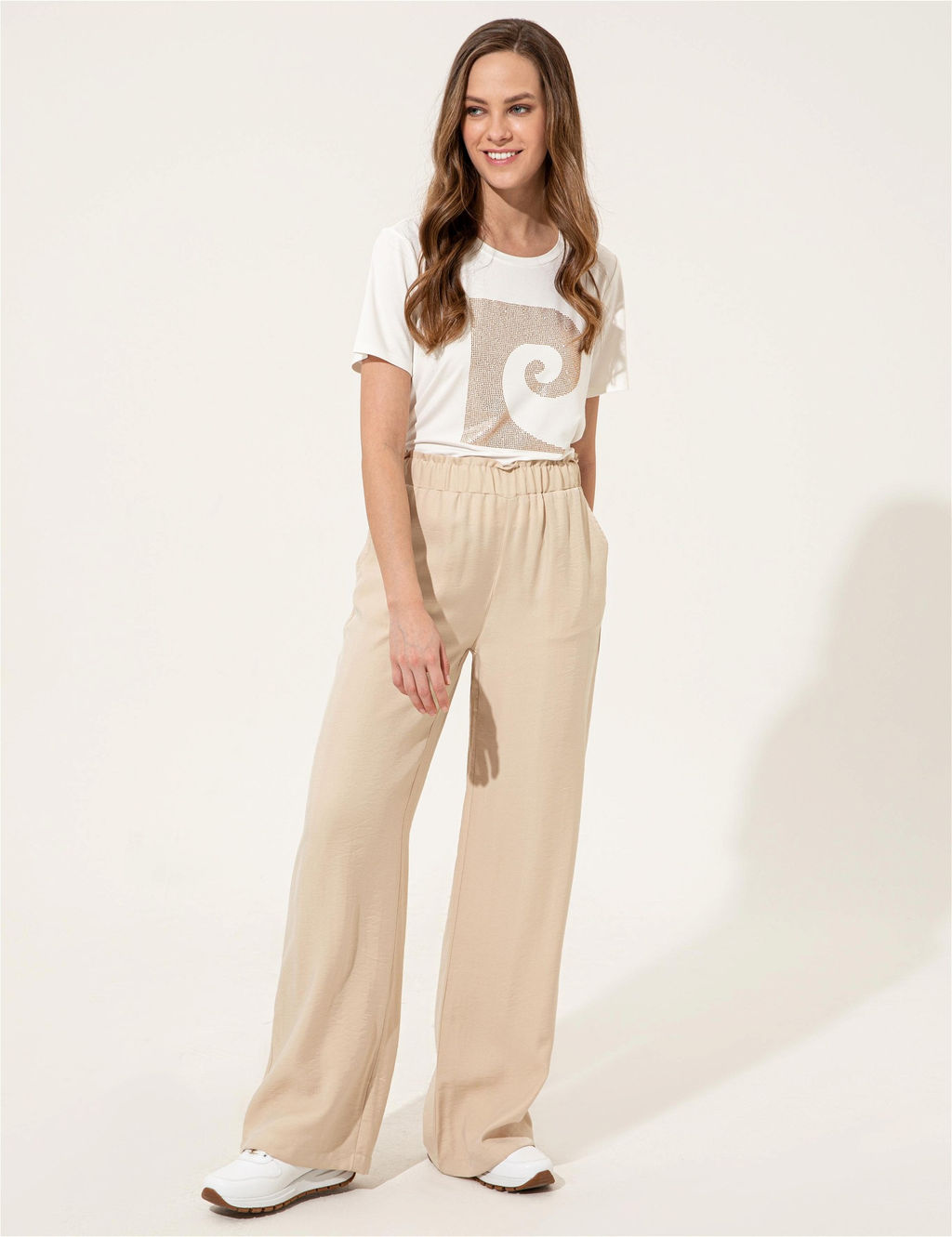 Bej Dad Fit Kanvas Pantolon - Pierre cardin фото 4