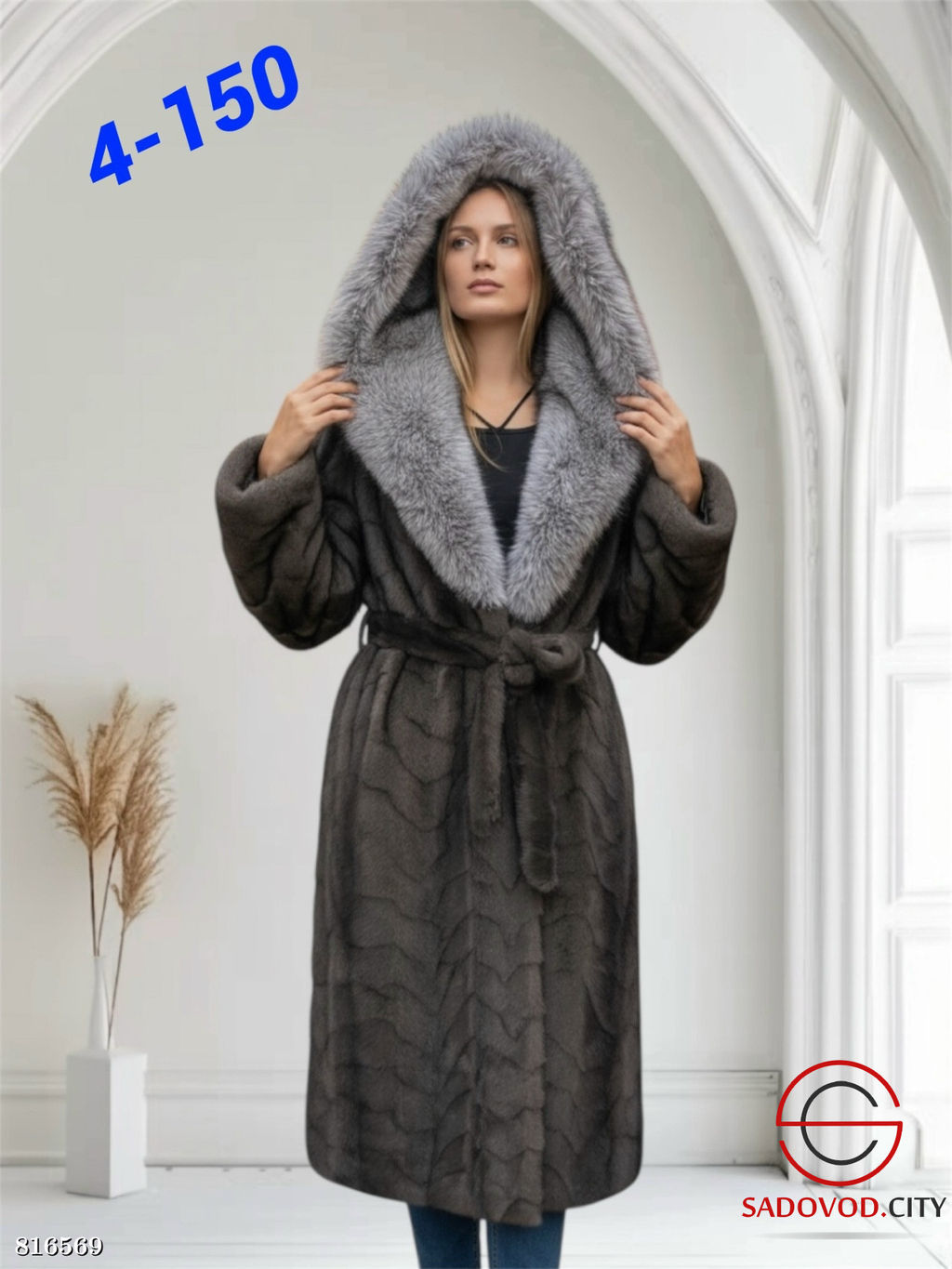 Шуба женская из искусственного меха - Bruno фото 5