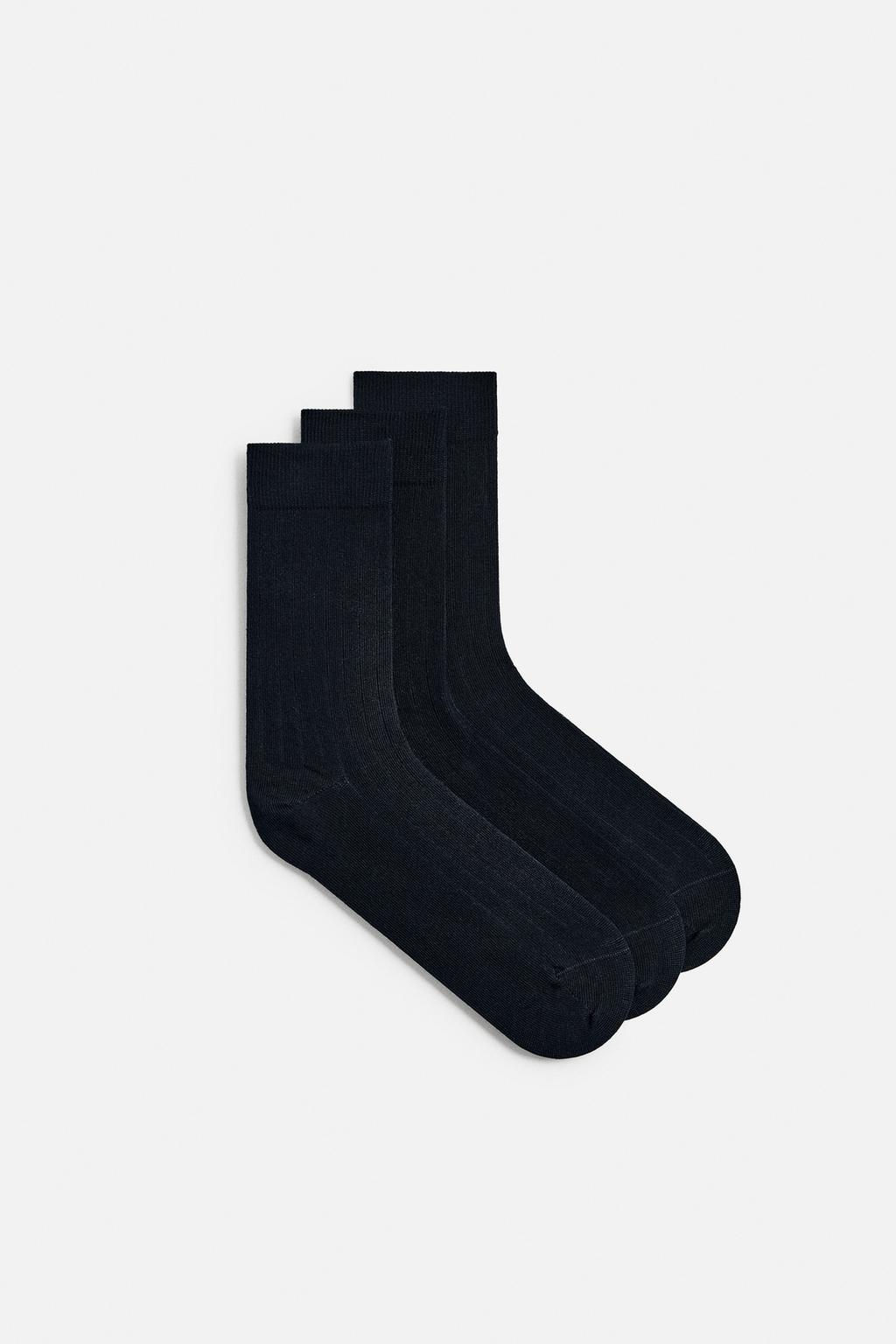 PACK OF 3 TEXTURED SOCKS - Zara фото 8