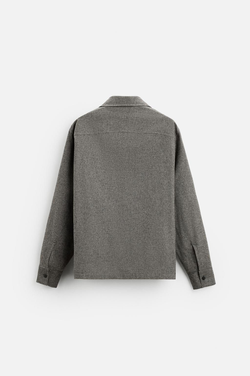 TEXTURED OVERSHIRT - Zara фото 8