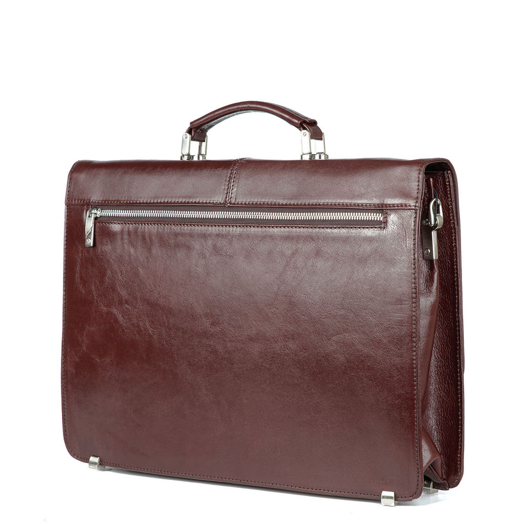 Мужской кожаный портфель - Barcelo biagi фото 3