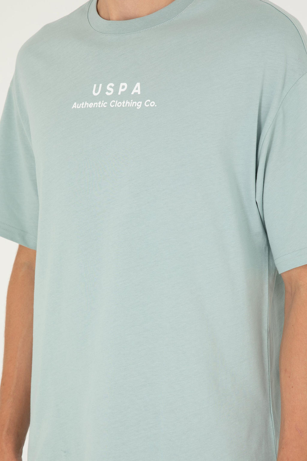 Мужская футболка водно-зеленого цвета Неожиданная скидка в корзине - U.s. polo assn фото 7