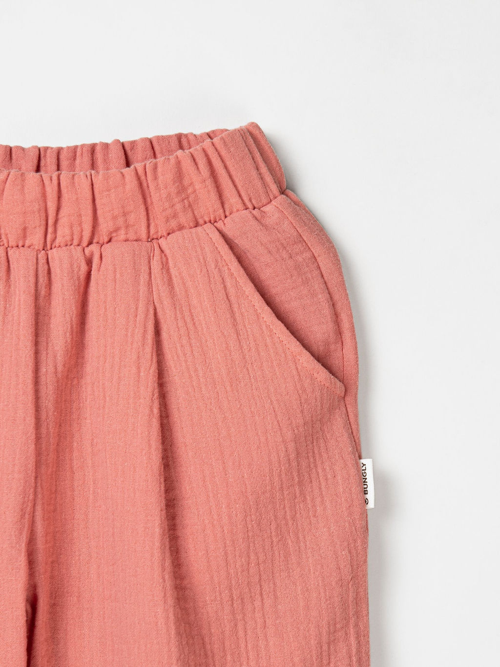 Брюки муслиновые Клубничный смузи - Bungly фото 3
