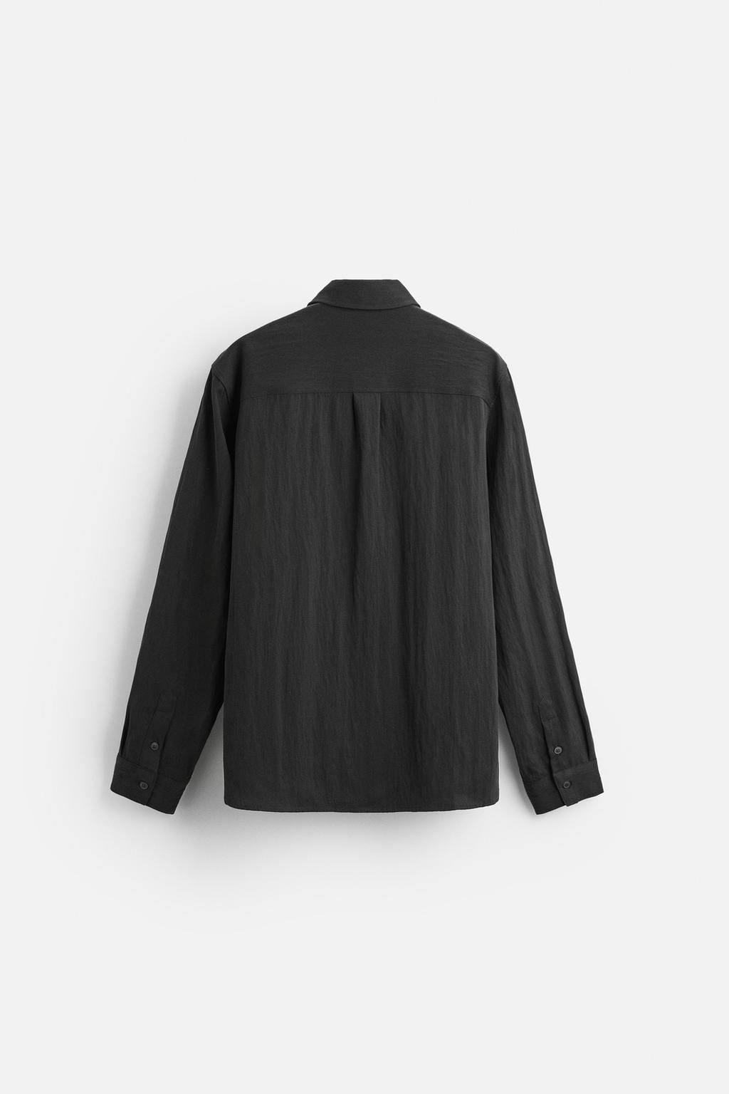 LYOCELL - VISCOSE SHIRT - Zara фото 8