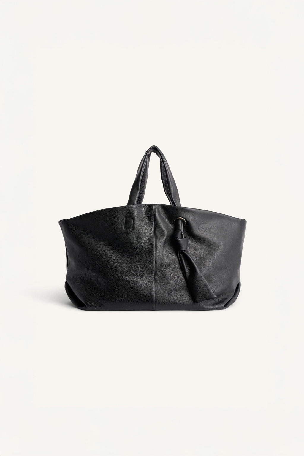 BOLSO SHOPPER PIEL / Negro - Zara фото 2