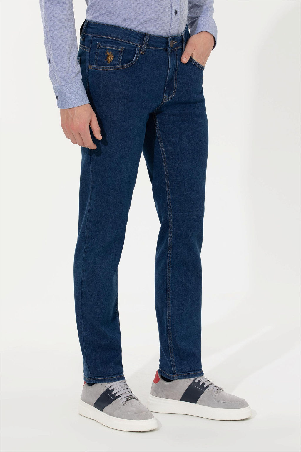 U. S. Polo Assn / Мужские синие джинсовые брюки - U.s. polo assn фото 9