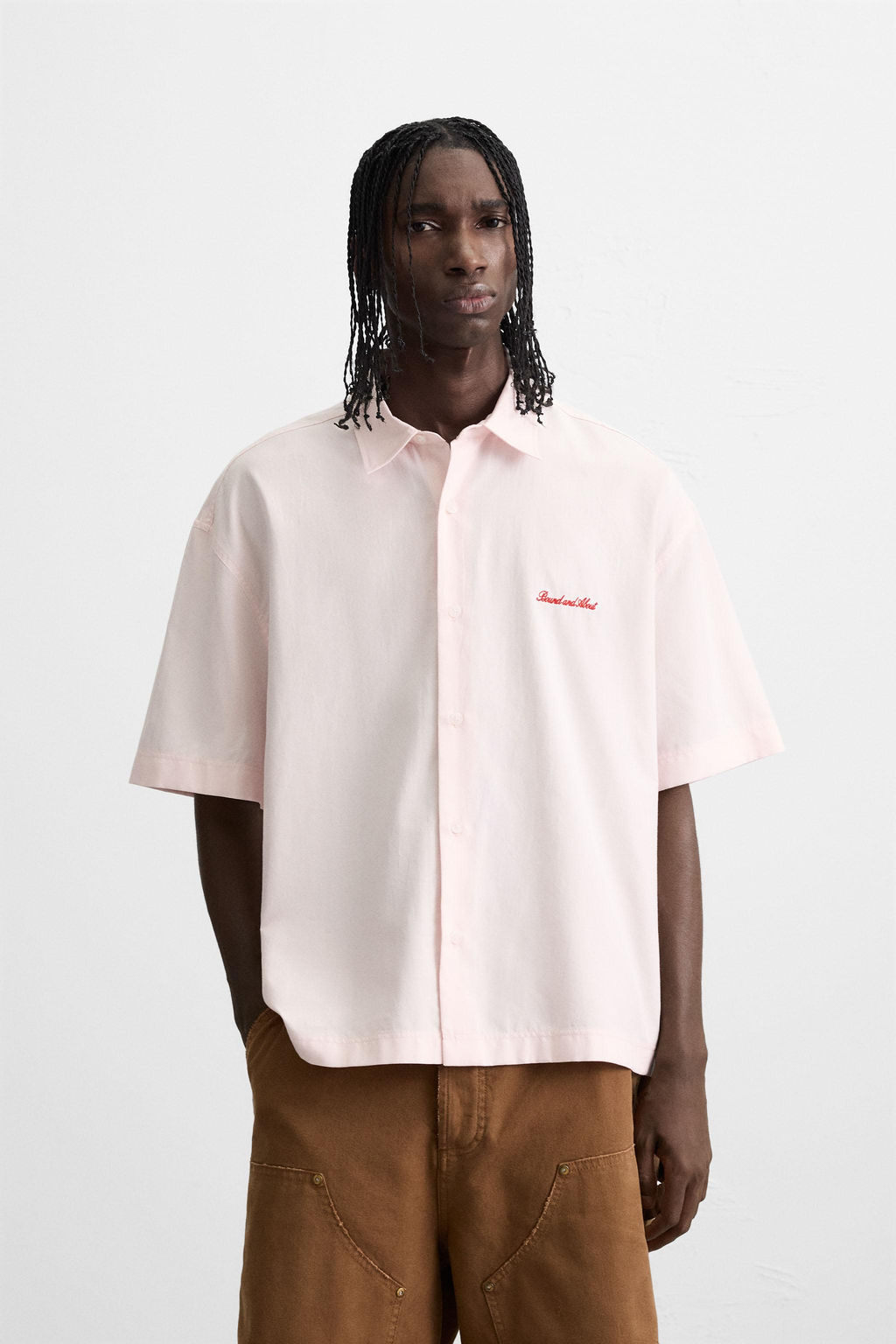 CONTRAST EMBROIDERY SHIRT - Zara фото 2