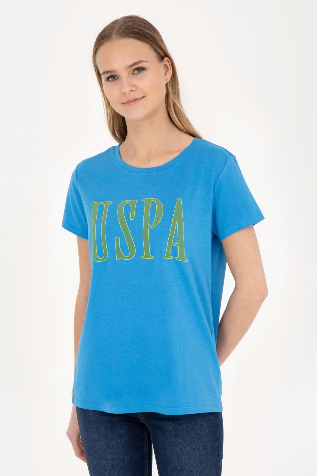 Женская футболка Saks с круглым вырезом - U.s. polo assn фото 8