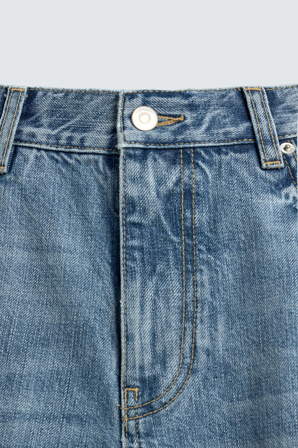 JEANS FLARE FIT / Azul claro - Zara фото 9