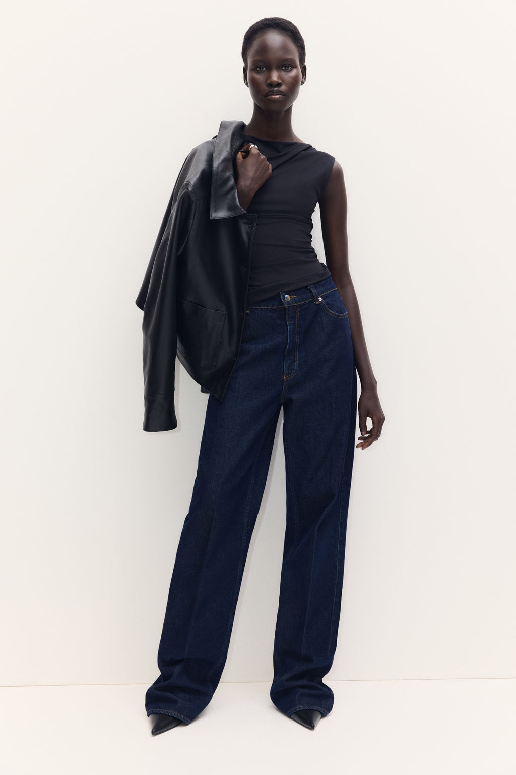 Top de microfibra con escote barco - H&m фото 4